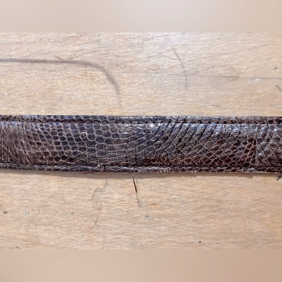 Stunning VNT Hunting World Reversable Brown Reptile & Leather Belt - Unisex - Picture 6 of 15